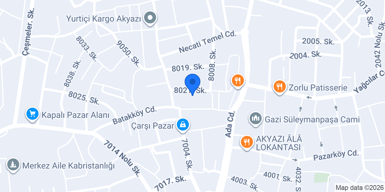 Cömert Elektronik konumu
