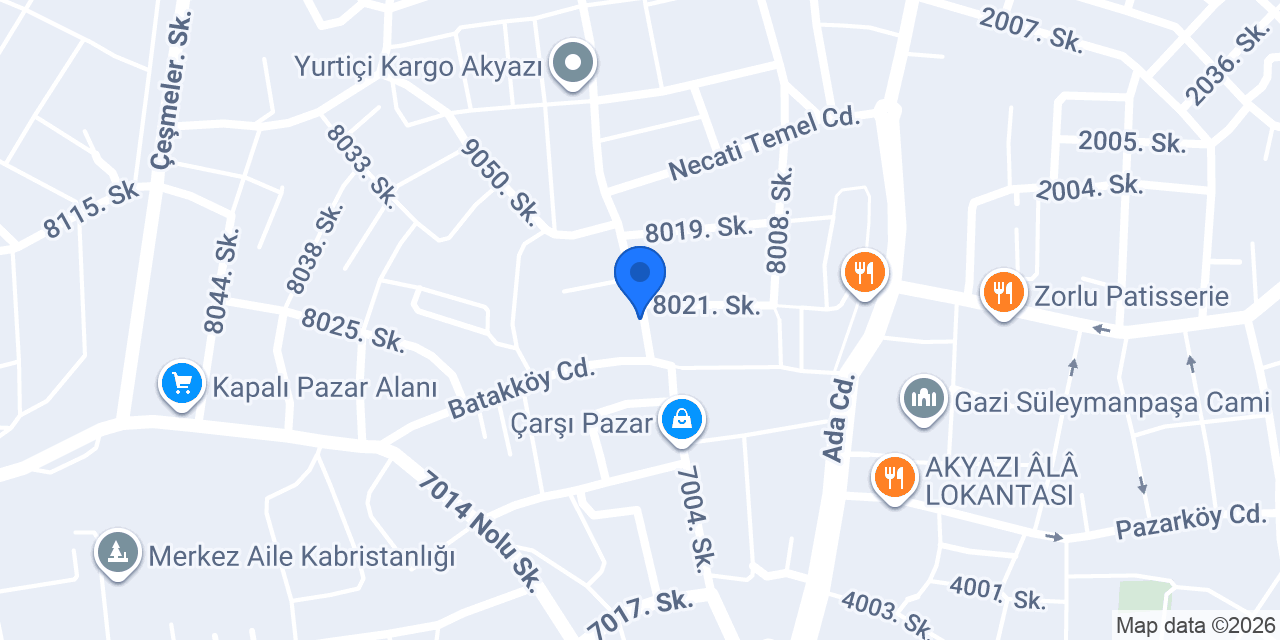 BATAKKÖYLÜ Ekmek FIRINI konumu