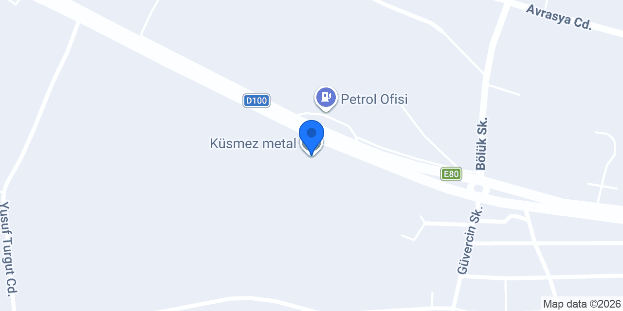 Küsmez metal konumu