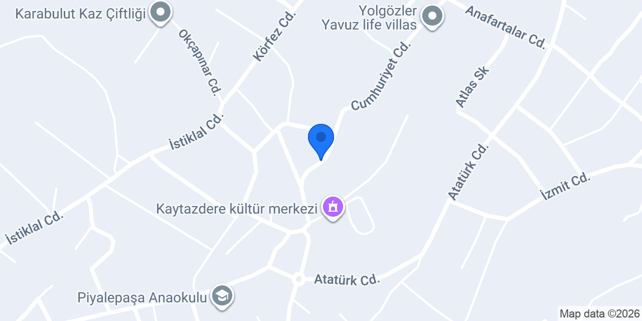 Yavuz Halı konumu