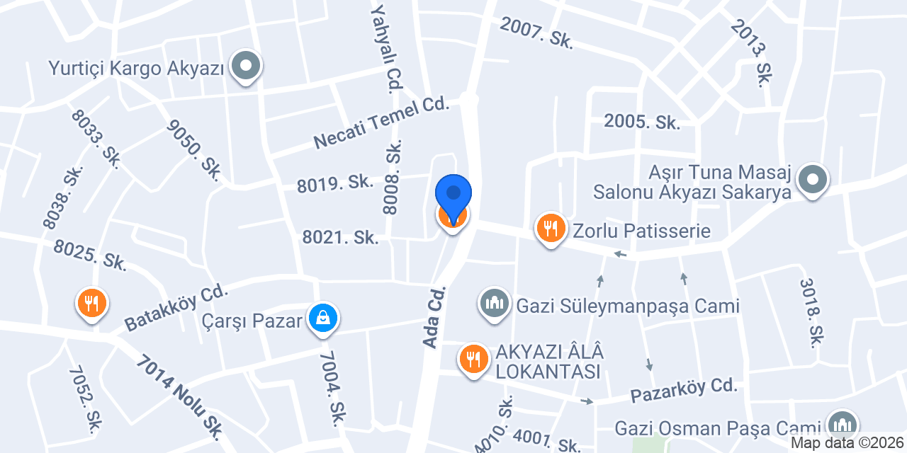 Orhan Usta Aperatif konumu