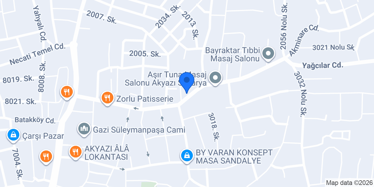 Turuncu otolastik konumu