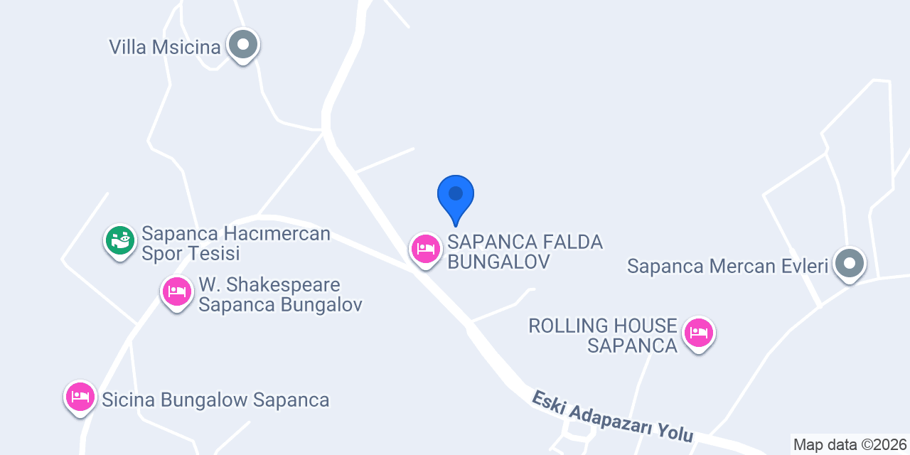 Sapanca Litha Bungalov konumu