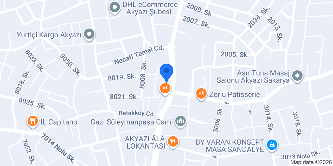 Mavi Gümüş konumu