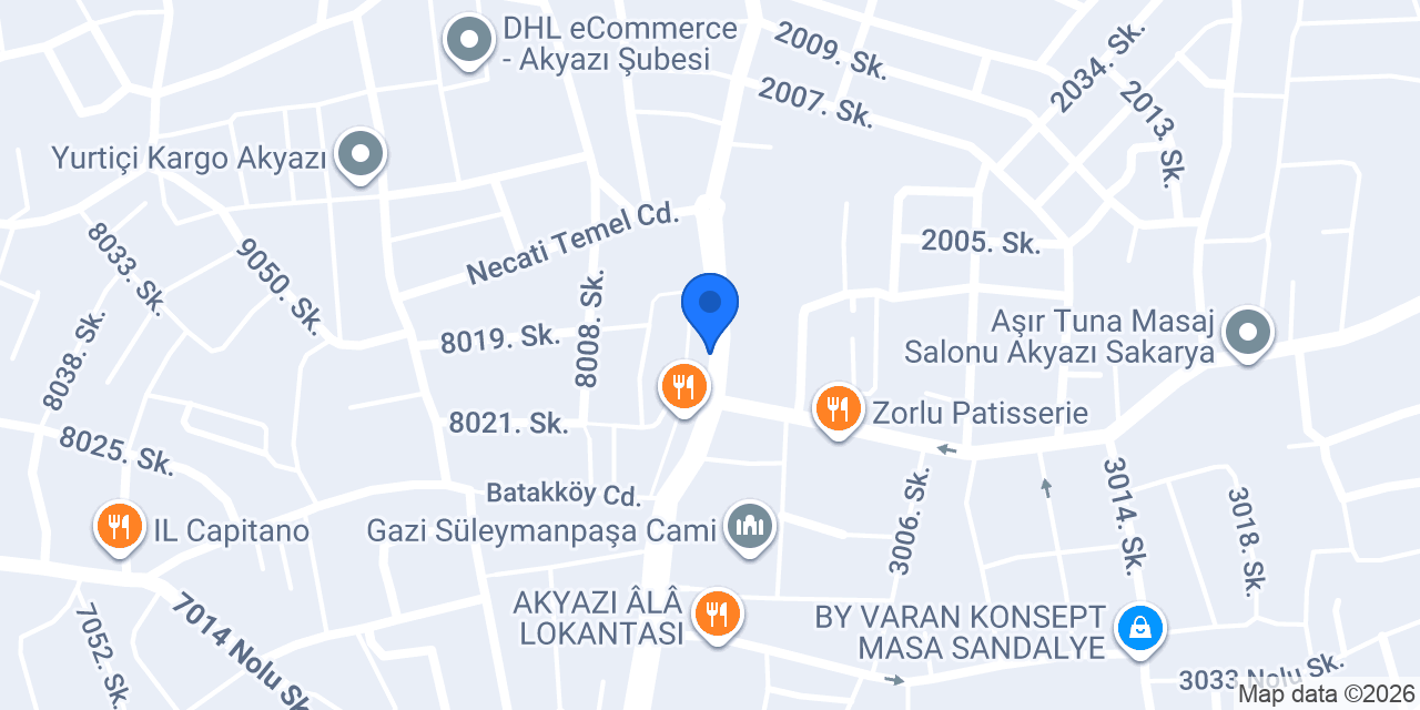 Hamarat Börekcisi konumu