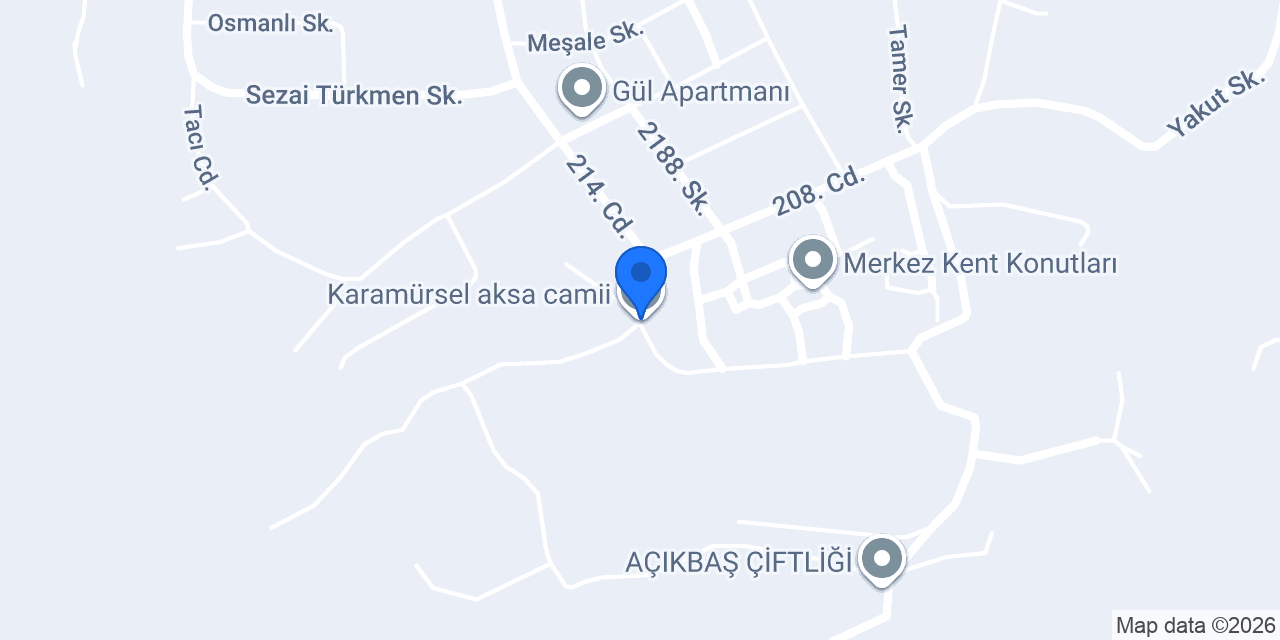 Karamürsel aksa camii konumu