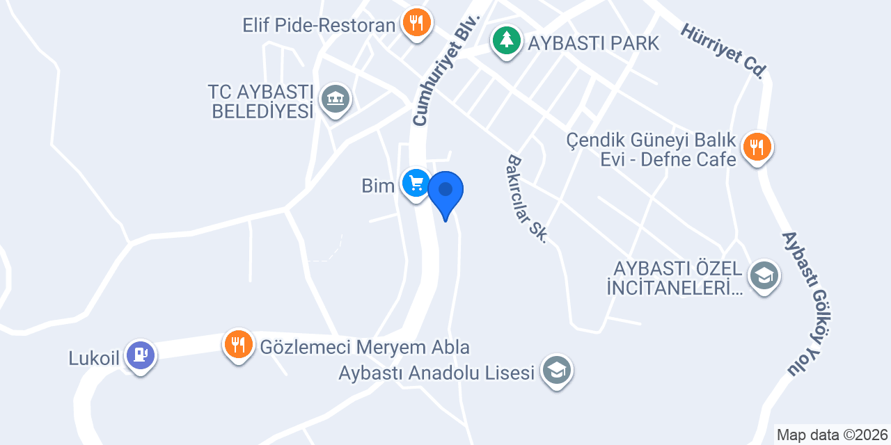 Aybastı Neu Grand Hotel konumu