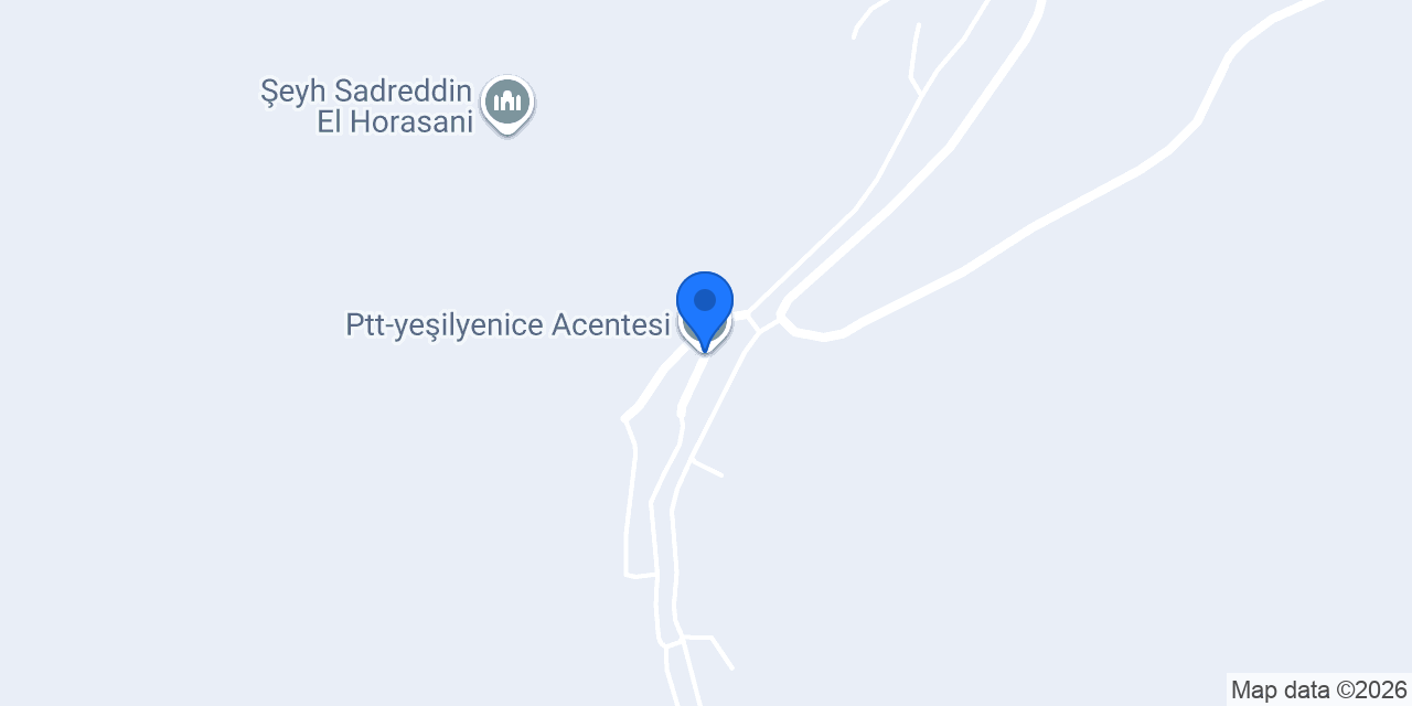 Ptt-yeşilyenice Acentesi konumu