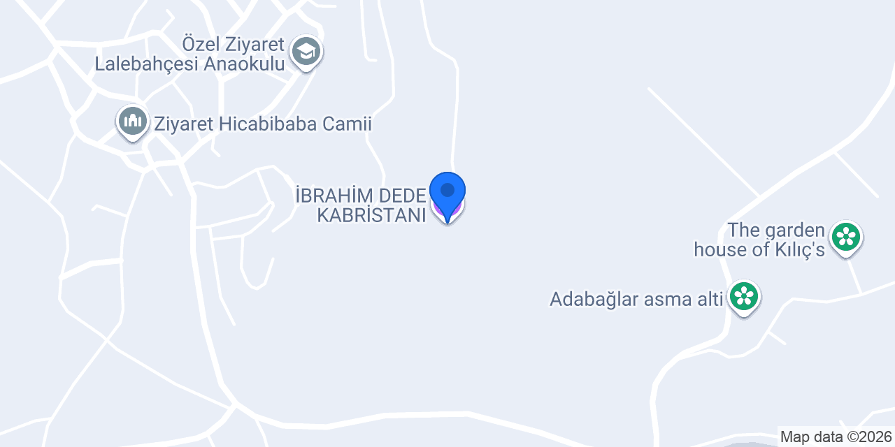 İBRAHİM DEDE KABRİSTANI konumu