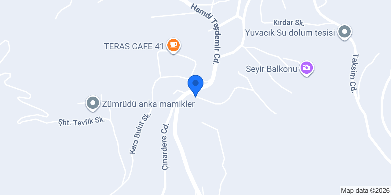 Yuvacık Bungalov Evler konumu