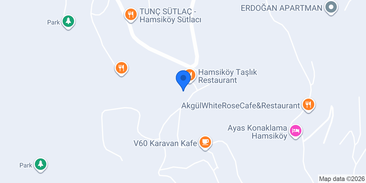 hamsiköyotel konumu