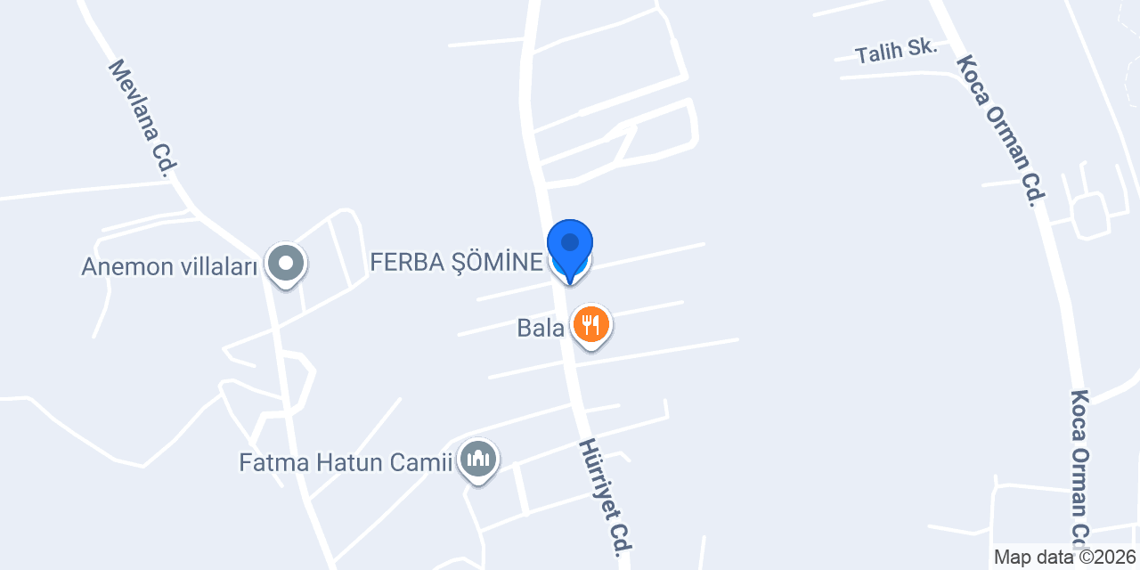 FERBA ŞÖMİNE konumu