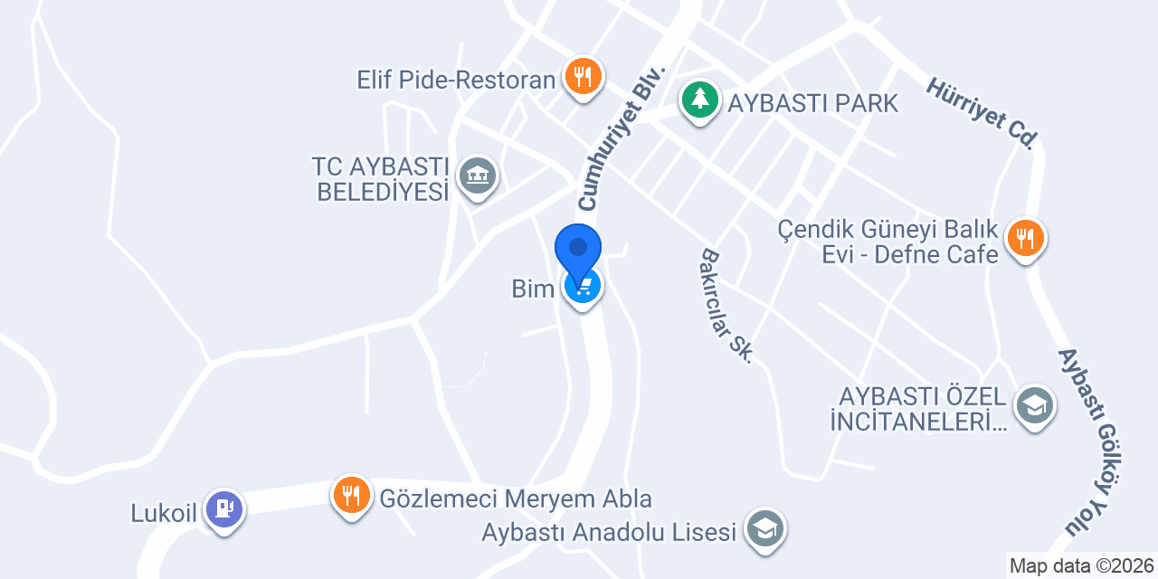 Avşar Ticaret konumu