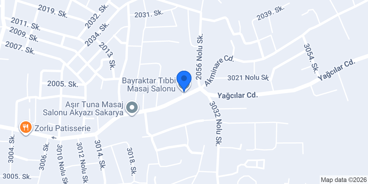 Bayraktar Tıbbi Masaj Salonu konumu