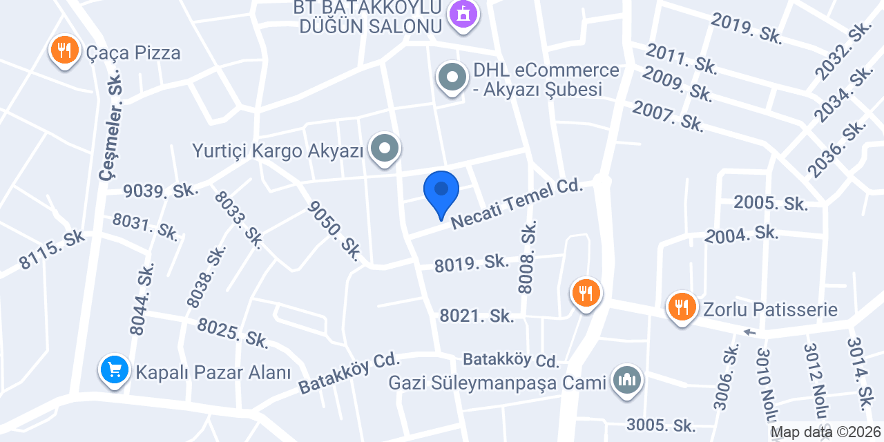 Akay Turşuları konumu