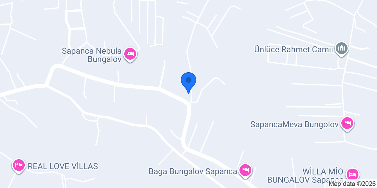 Sapanca No1Bungalow konumu