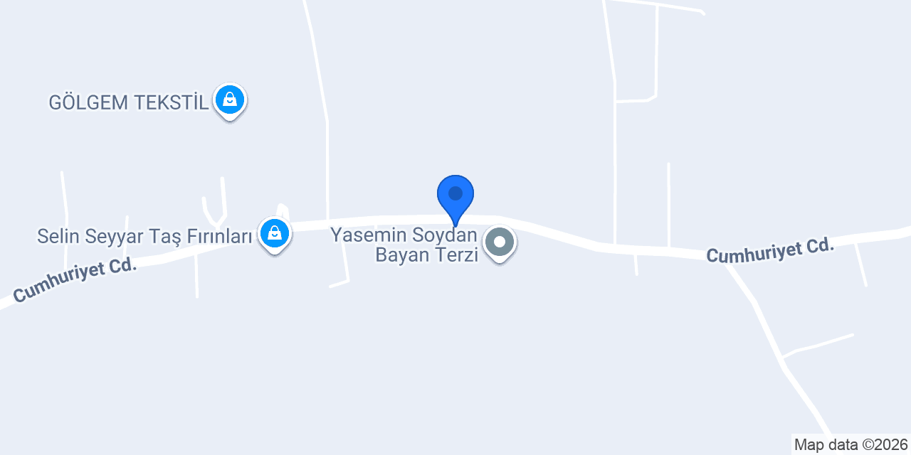 Şükrü Soydan Seracılık konumu