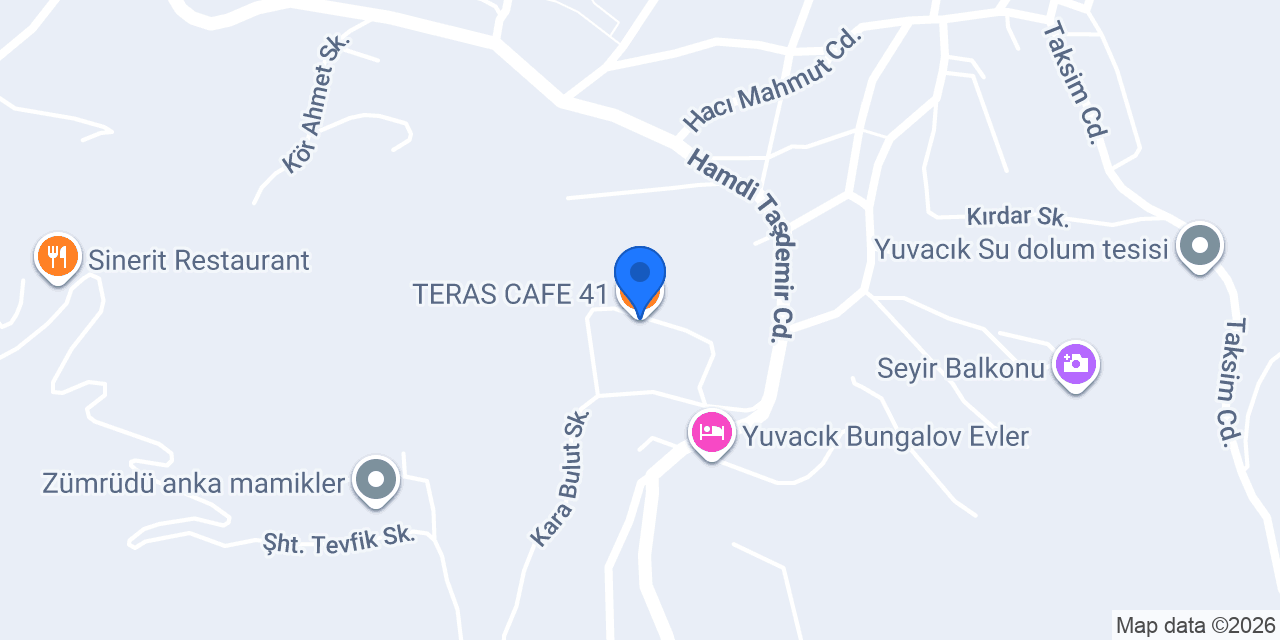 TERAS CAFE 41 konumu