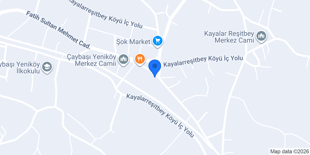 Hicret Yufka Unlu Mamülleri konumu
