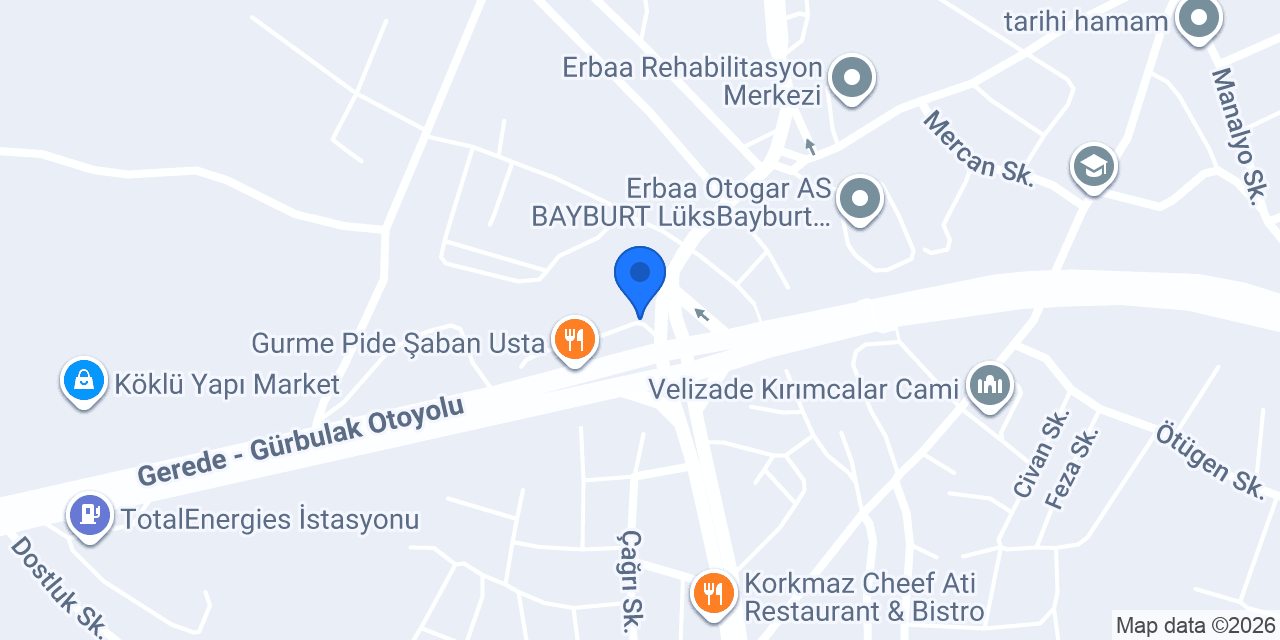 Trabzon Ekmek Fırını konumu