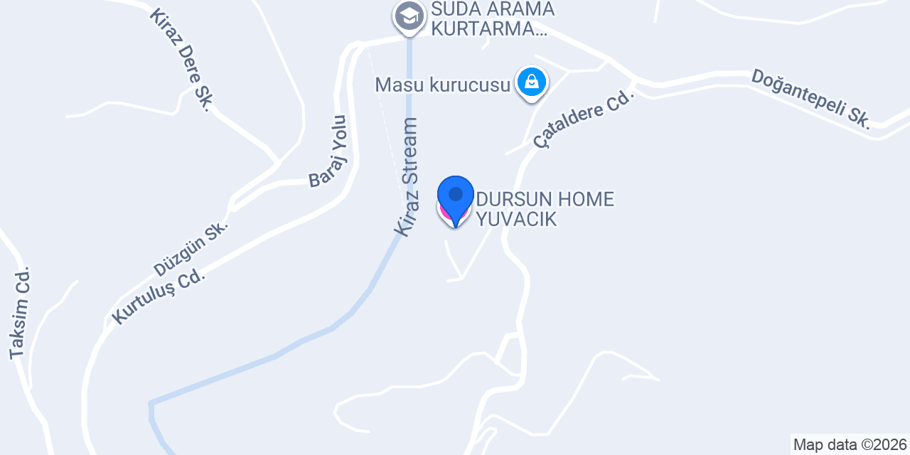DURSUN HOME YUVACIK konumu
