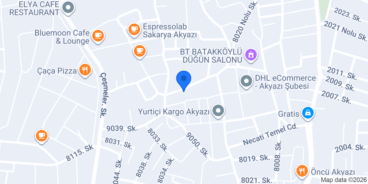 ATEŞ PEN PVC DOĞRAMA konumu