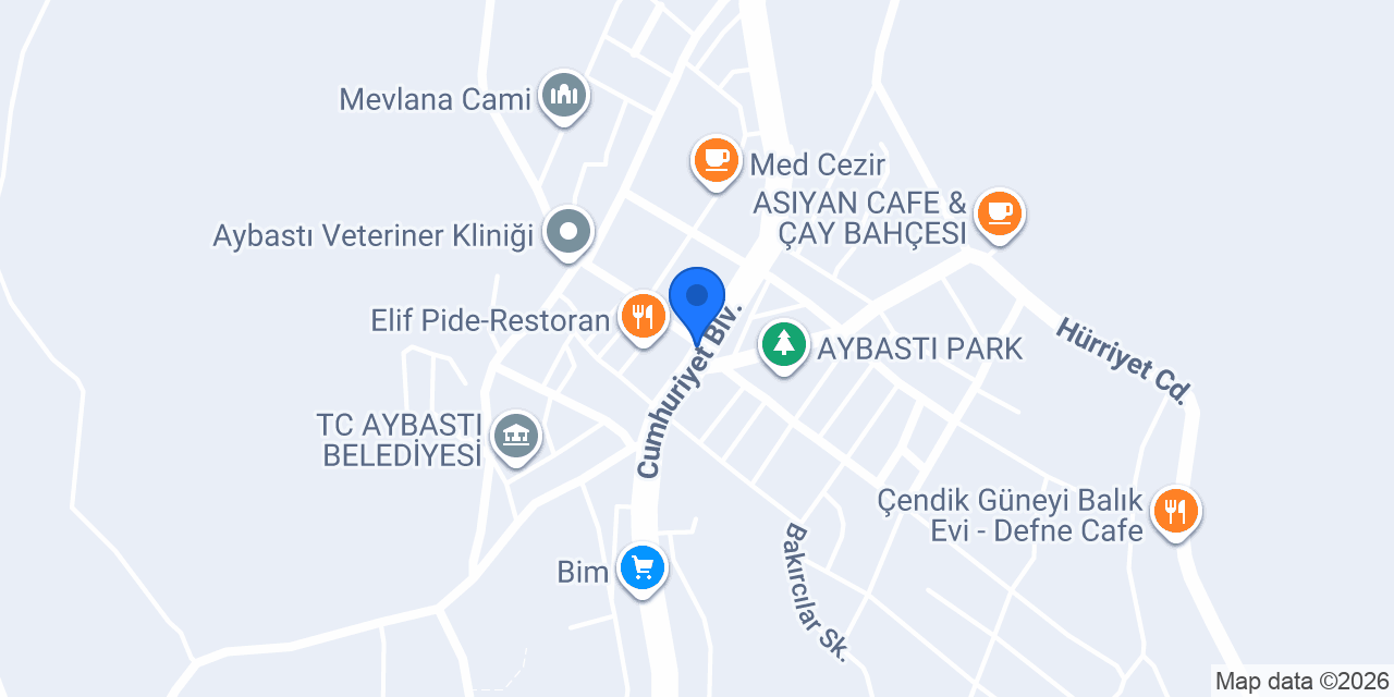 Hayat Eczanesi konumu