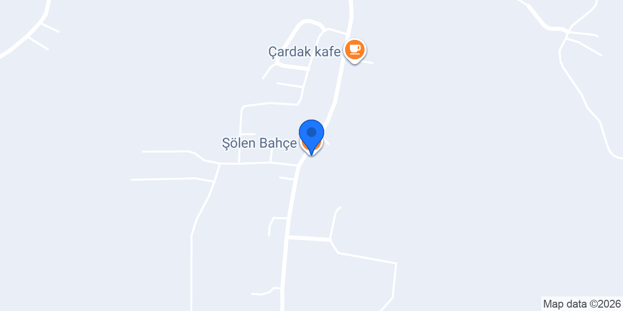 Şölen Bahçe konumu