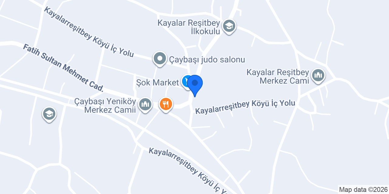 Çaybaşı Yeniköy Et Izgara konumu