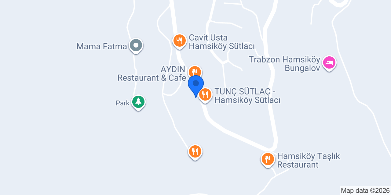 PERVANOĞLU HAMSİKÖY SÜTLACI & RESTORAN KAFETERYA konumu