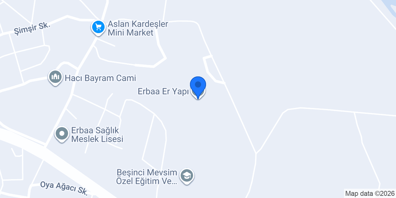 Erbaa Er Yapı konumu