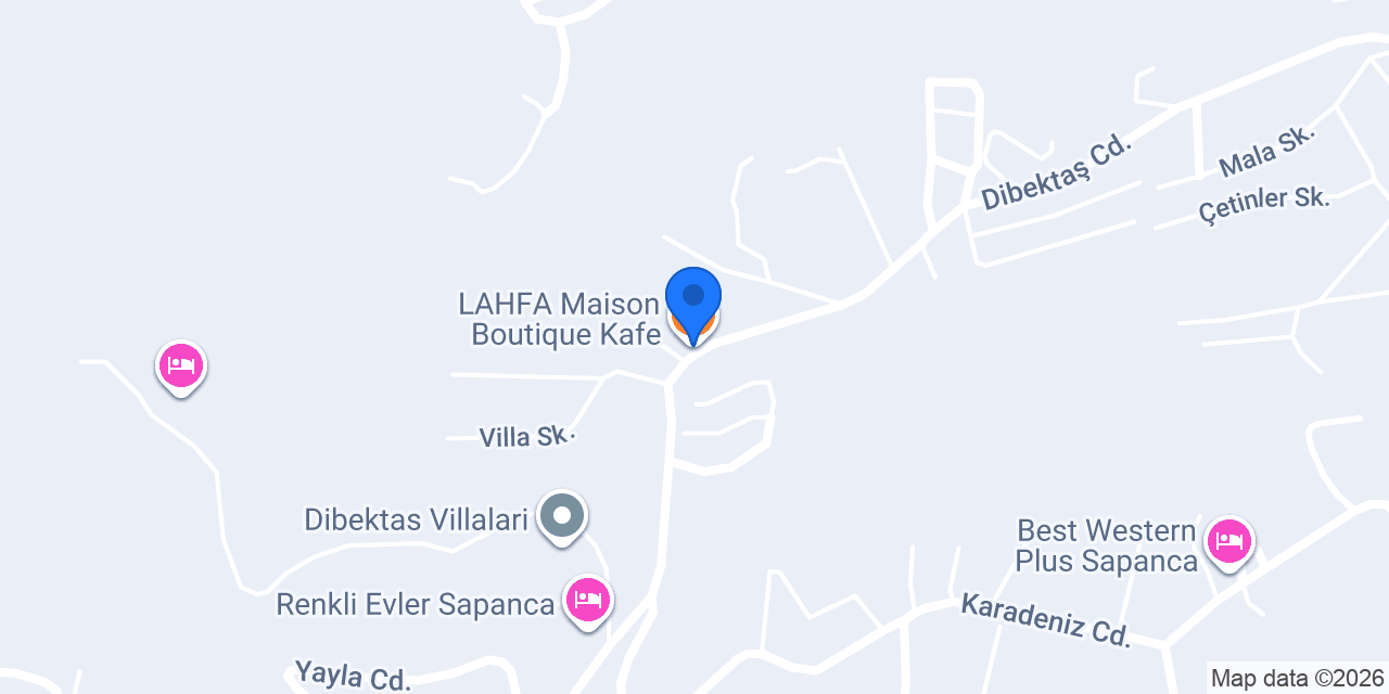 LAHFA Maison Boutique Kafe konumu