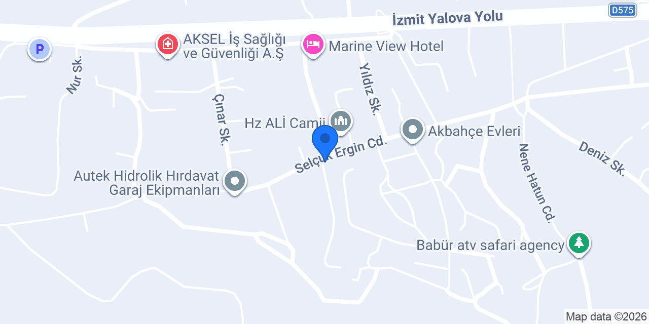 YALOVA ARABULUCULUK konumu