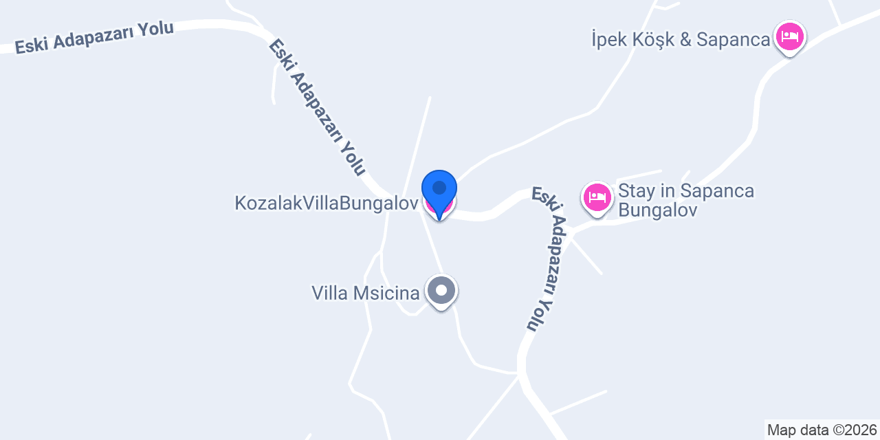 KozalakVillaBungalov konumu