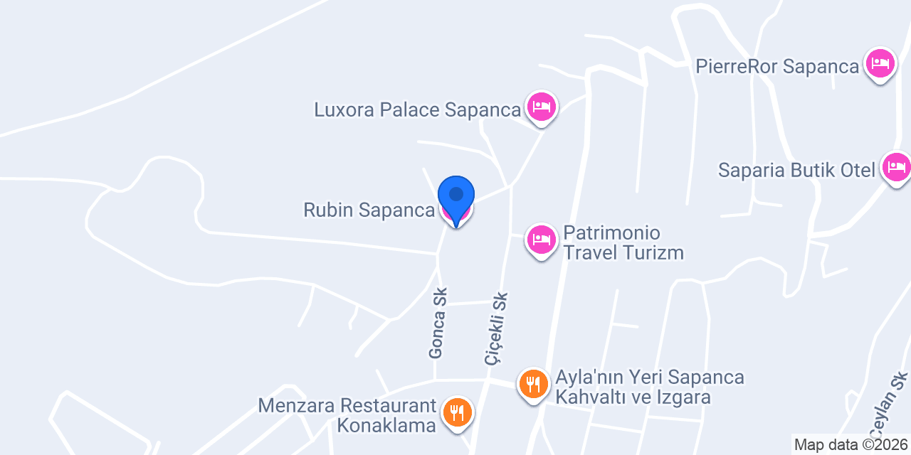 Rubin Sapanca konumu