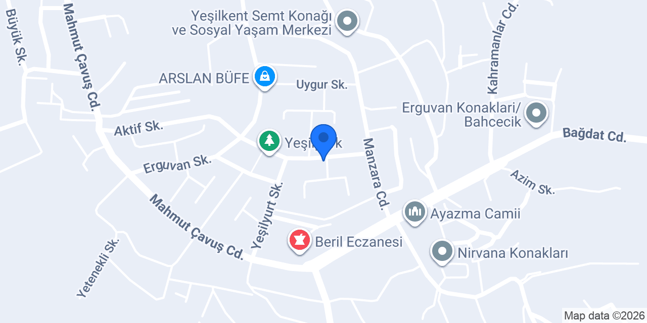 asma tasarım konumu