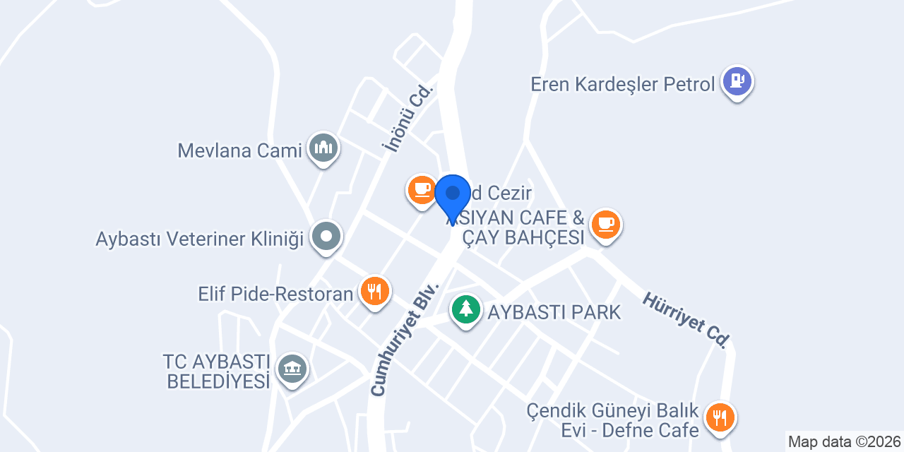 Aybastı Adliyesi konumu