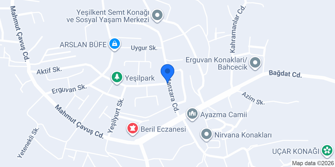 Manzara Cafe Restaurant konumu