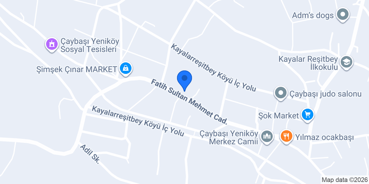 Kahve6cafe pastane konumu