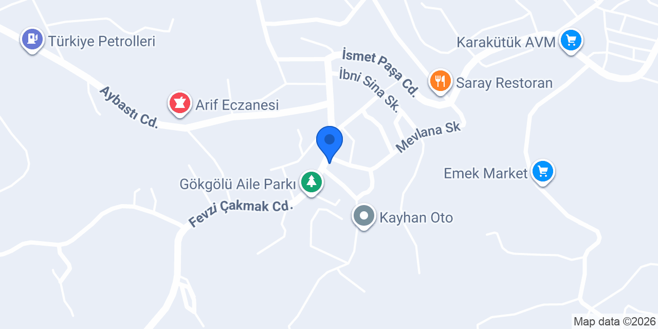 Kılıç Hukuk Bürosu konumu