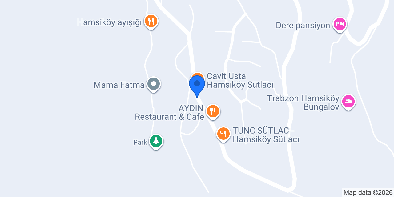 Alya Teras Otel - Hamsiköy konumu