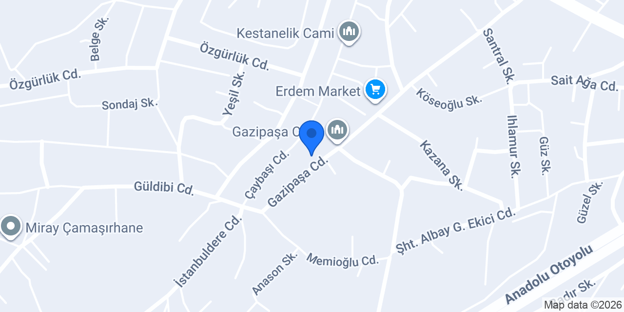 Gazipaşa İlkokulu konumu