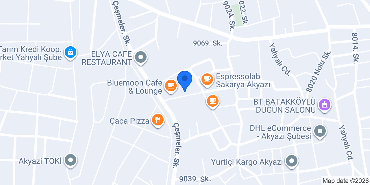 Mackbear Coffee Akyazı konumu