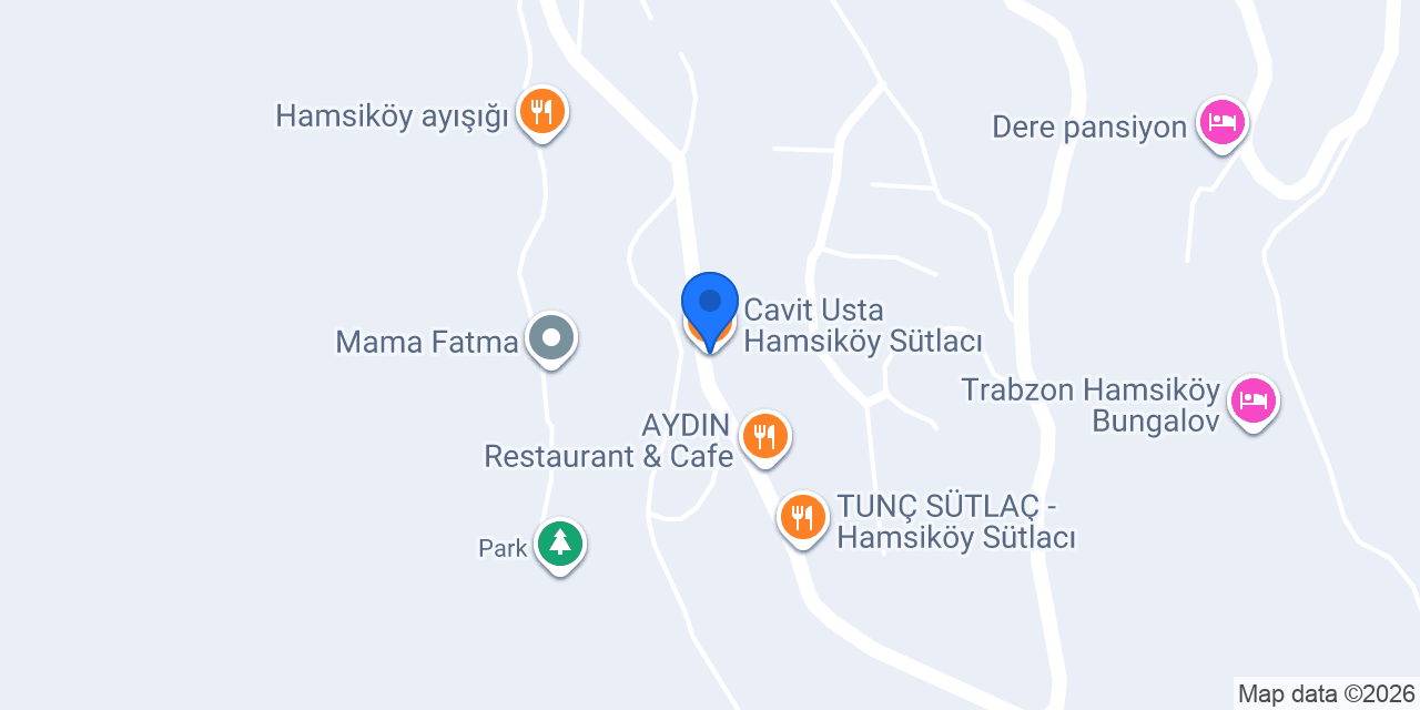 Cavit Usta Hamsiköy Sütlacı konumu