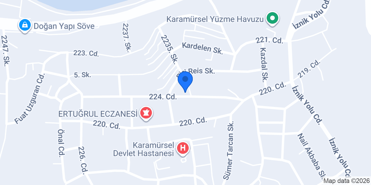 Karamürsel halı yıkama konumu