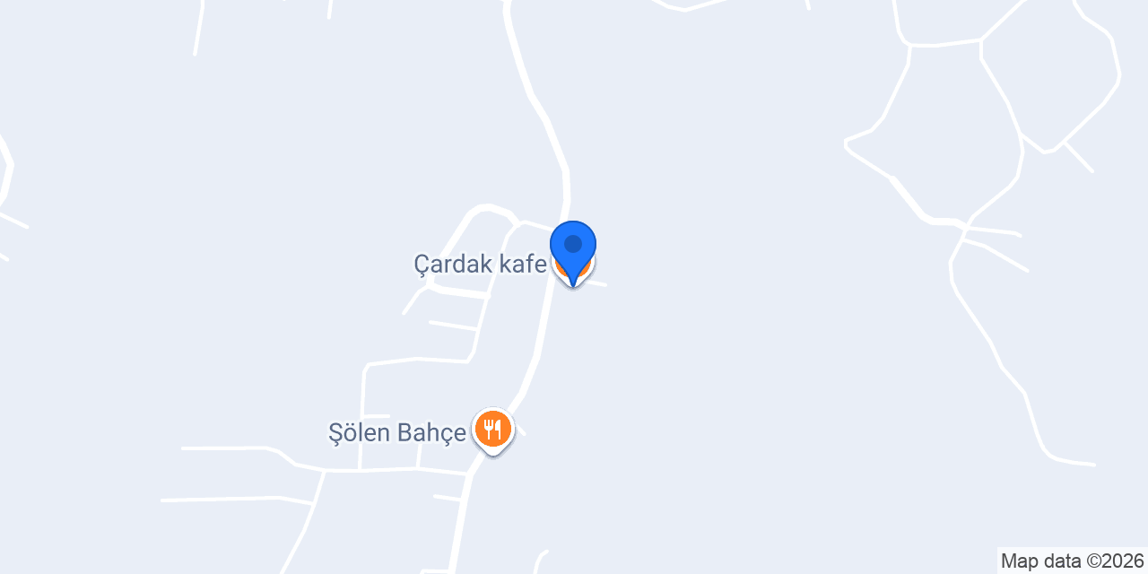 Çardak kafe konumu
