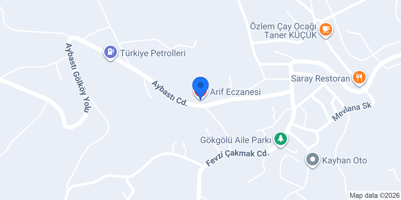 Arif Eczanesi konumu