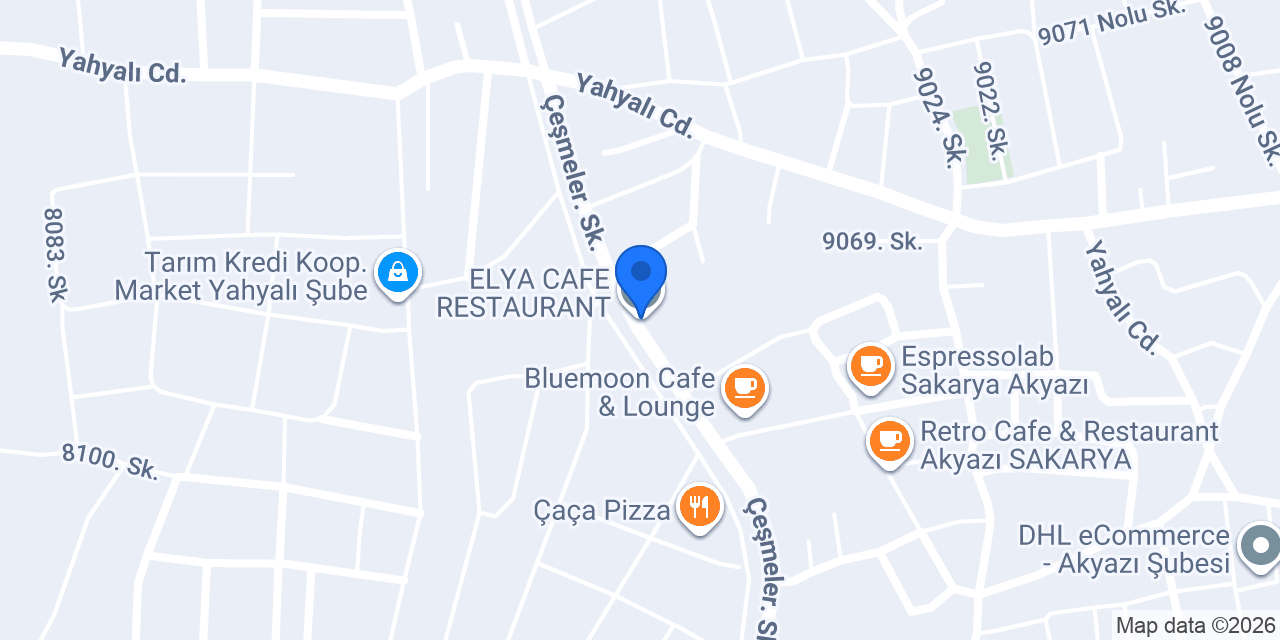ELYA CAFE RESTAURANT konumu