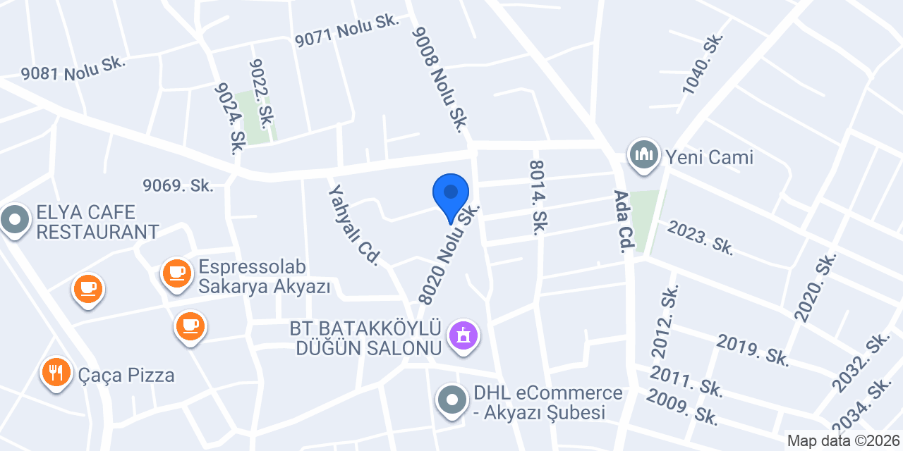 Saray Halı Yıkama konumu