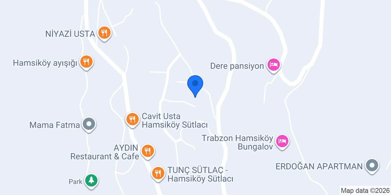Hamsiköy yeşilim restaurant & piknik alanı konumu